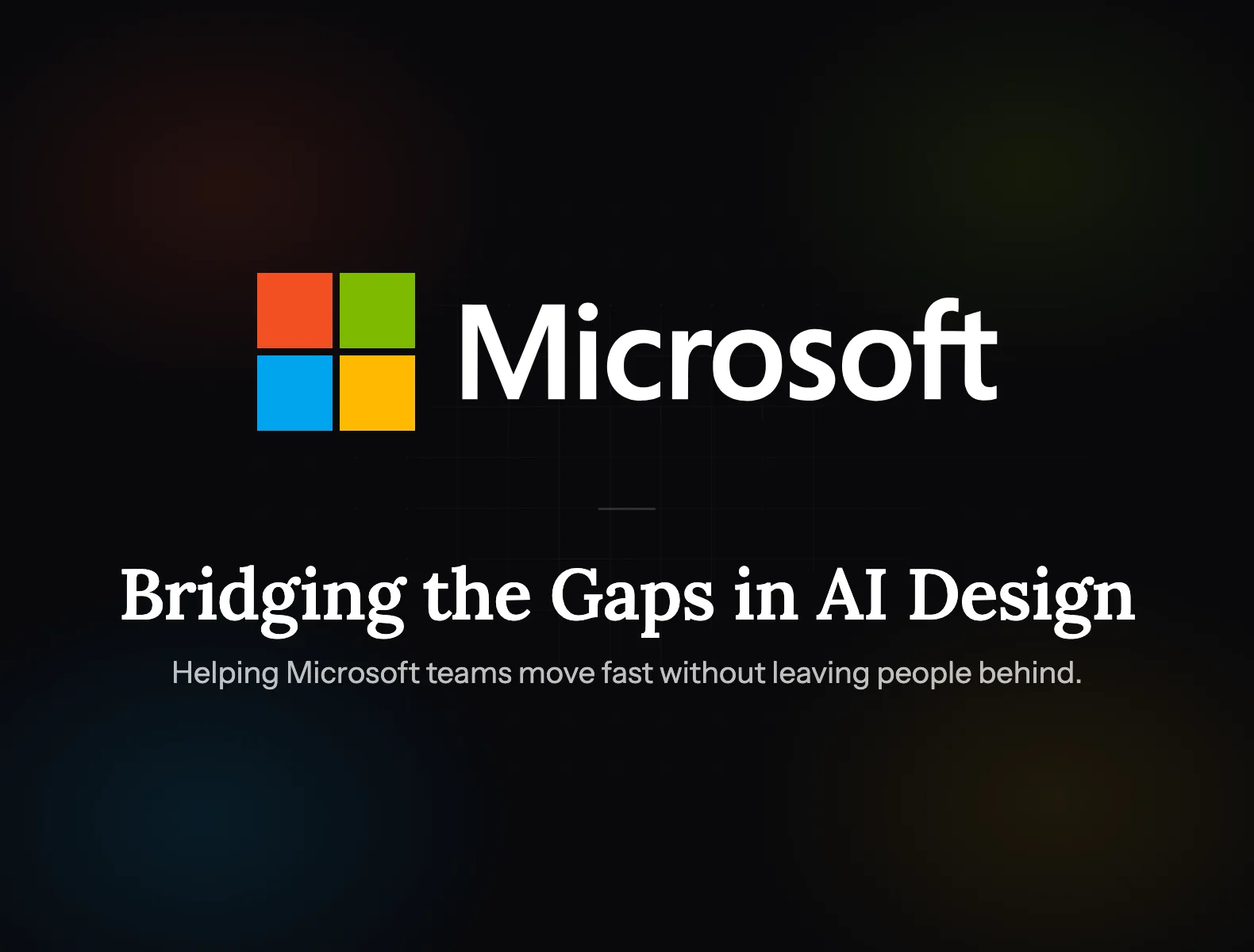 Bridging the Gaps in AI Design